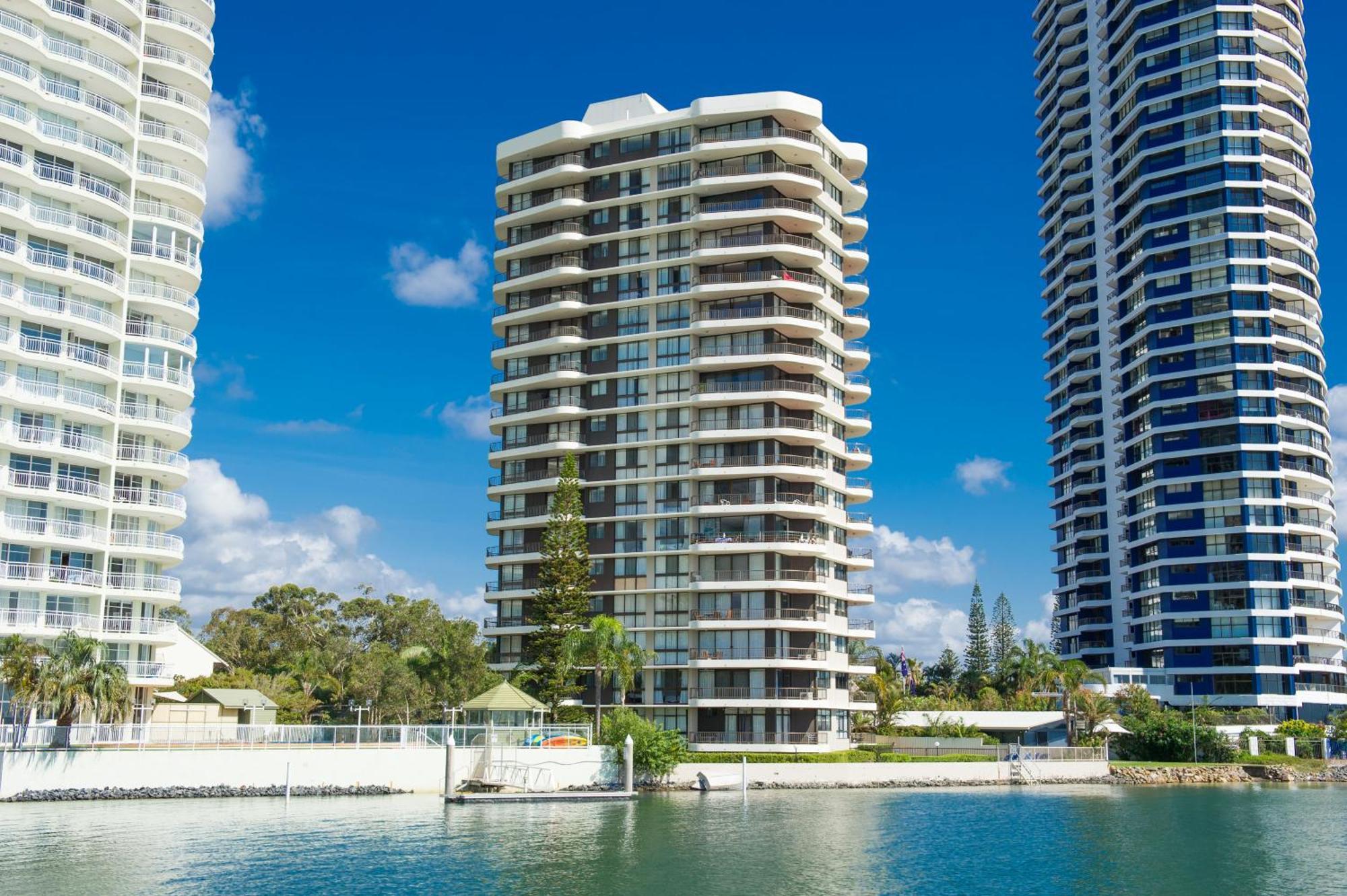 Broadwater Shores Waterfront Apartments Gold Coast Eksteriør bilde